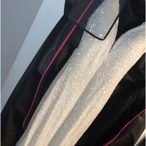 white prom/paegent dress size 2